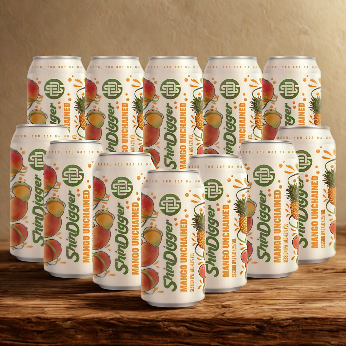 Shindigger Mango Unchained IPA 440ml Can 4.2% ABV (Multipack)