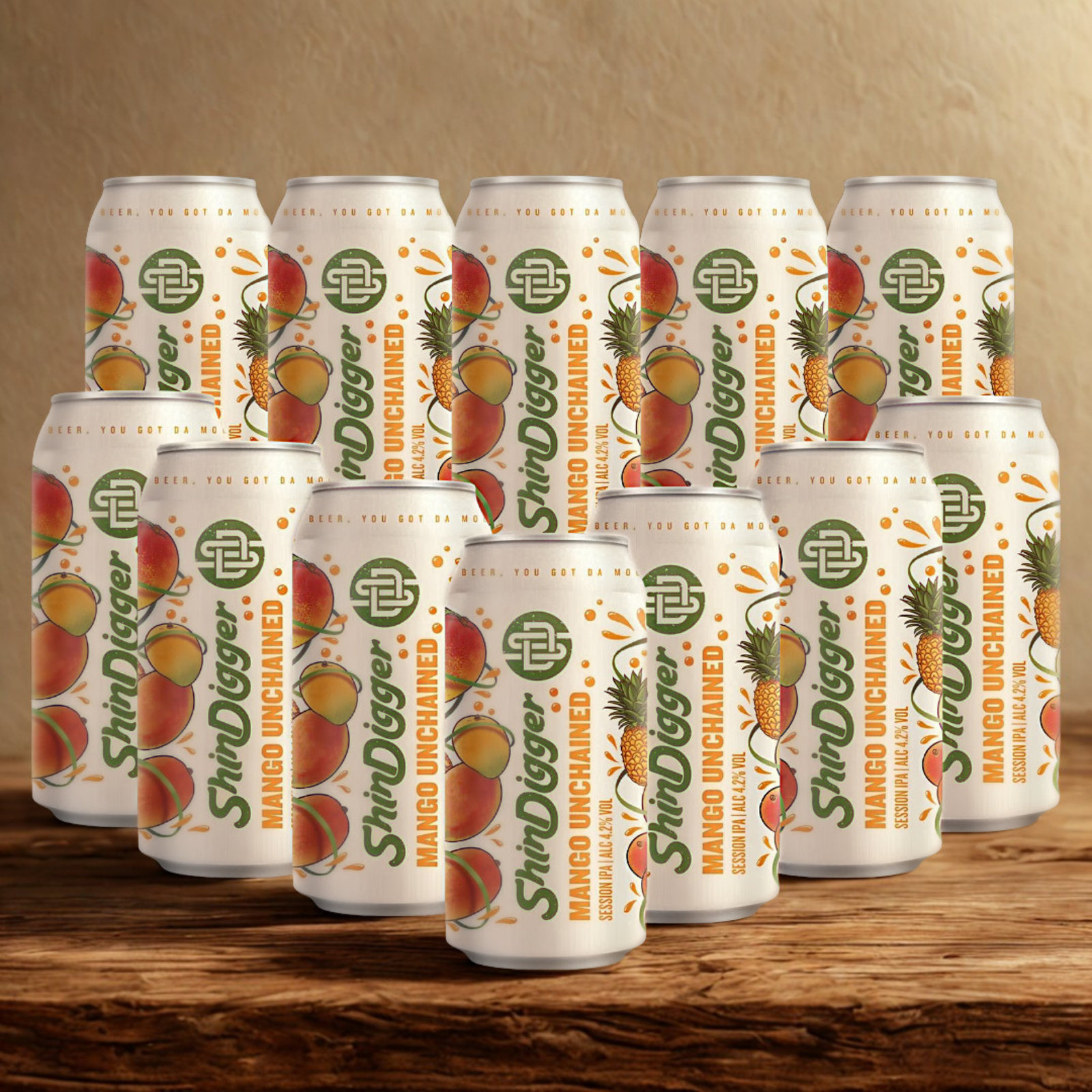Shindigger Mango Unchained IPA 440ml Can 4.2% ABV (Multipack)