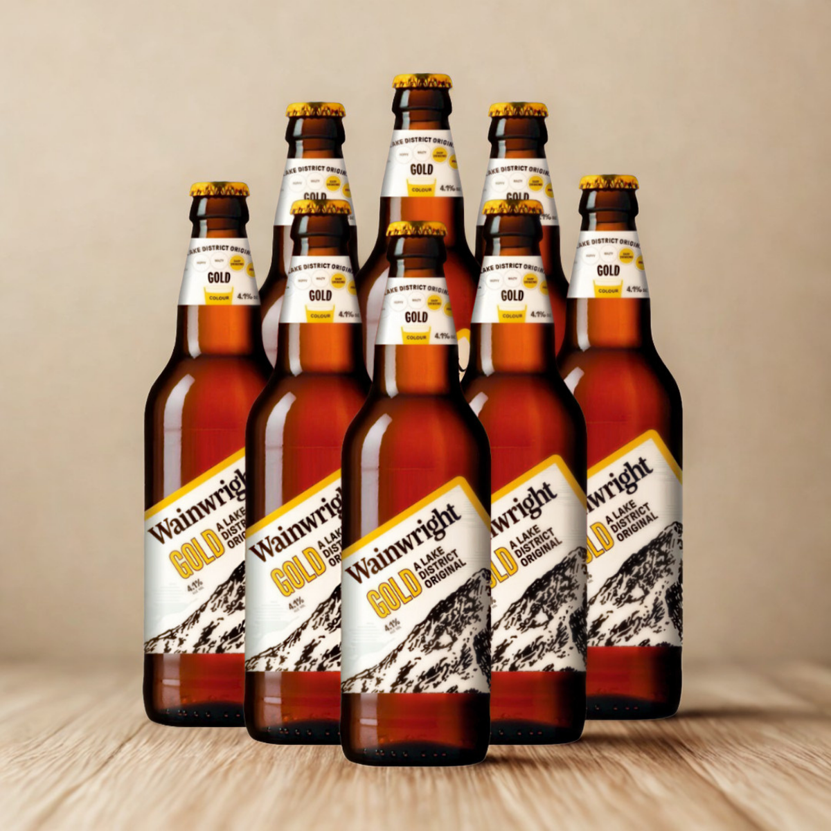 Wainwright Golden Ale 500ml Bottles- 4.1% ABV (Multipack)