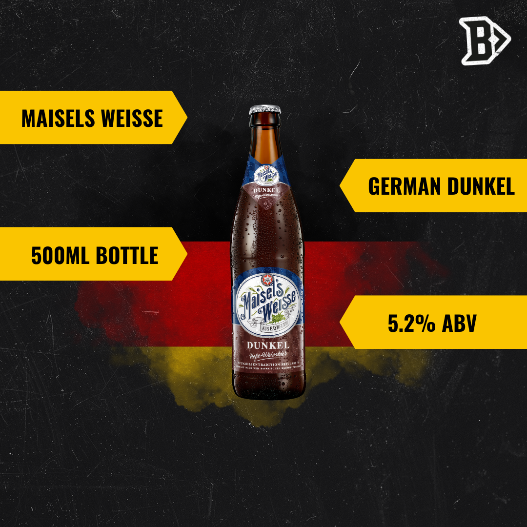 Maisels Weisse German Dunkel 500ml Bottles - 5.2% ABV (12 Pack)