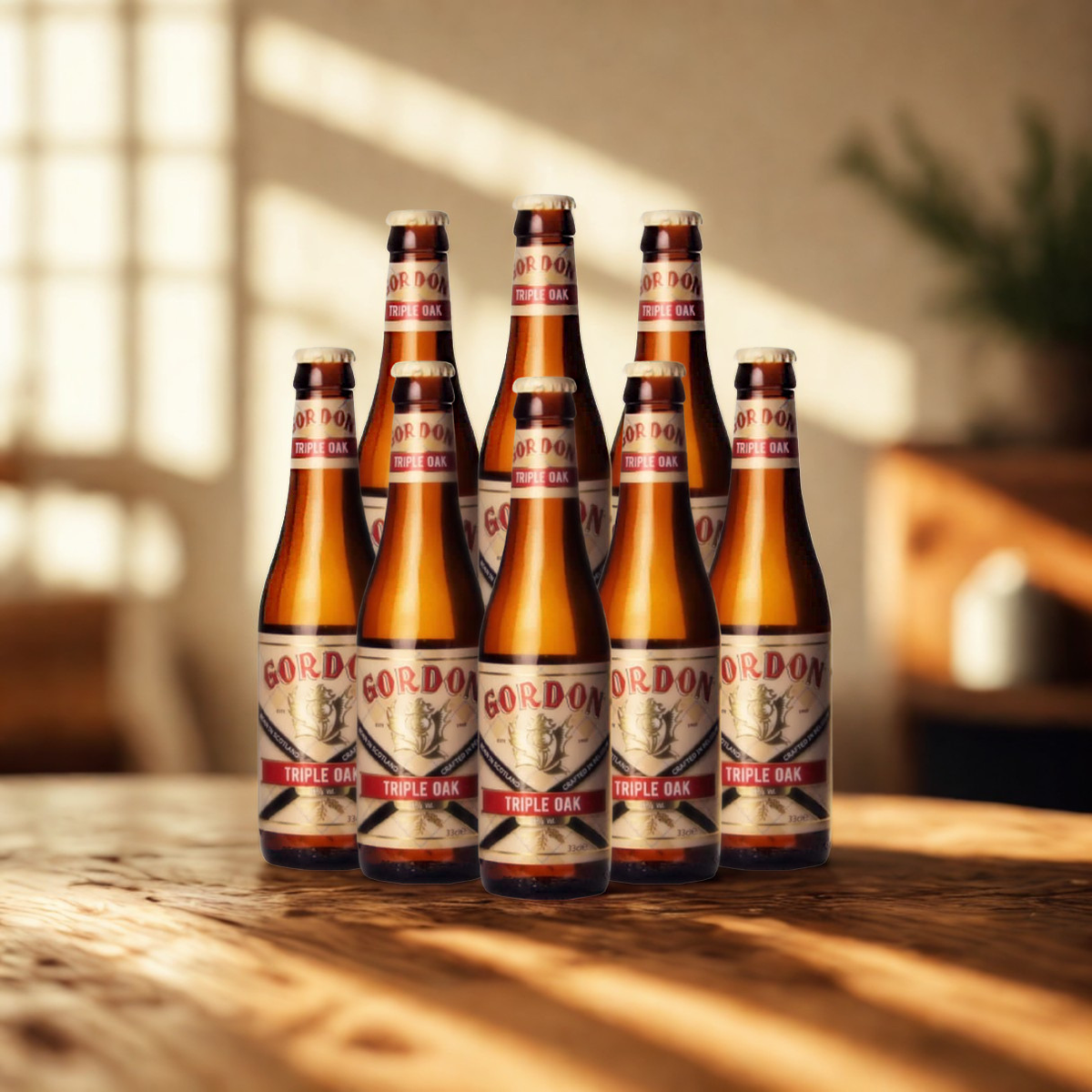 Gordon Triple Oak Aged 330ml Bottles - 8% ABV (8 Pack)
