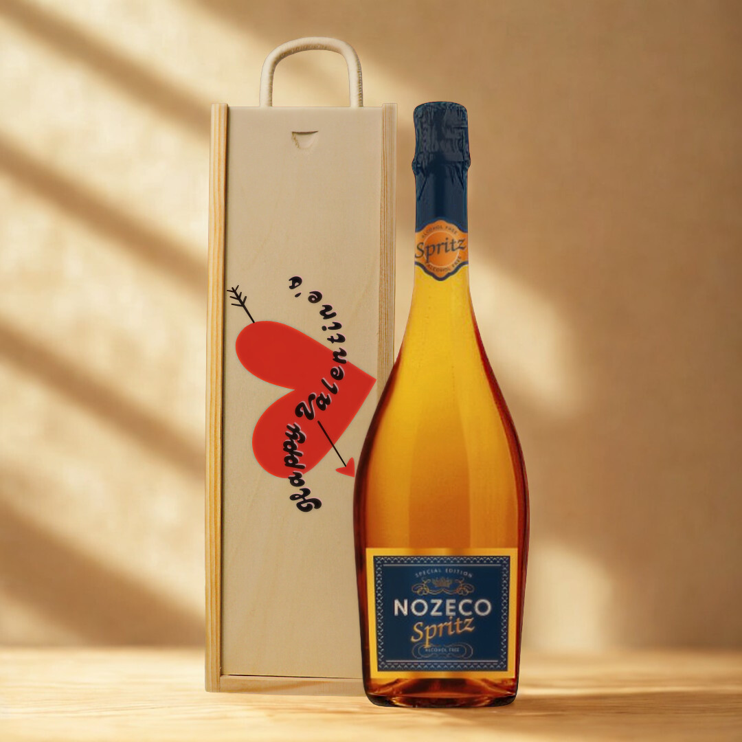 Happy Valentine's Nozeco Spritz Alcohol Free Sparkling Gift Set – 75cl