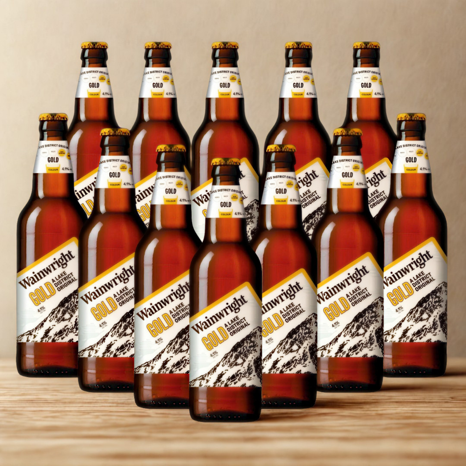 Wainwright Golden Ale 500ml Bottles- 4.1% ABV (Multipack)