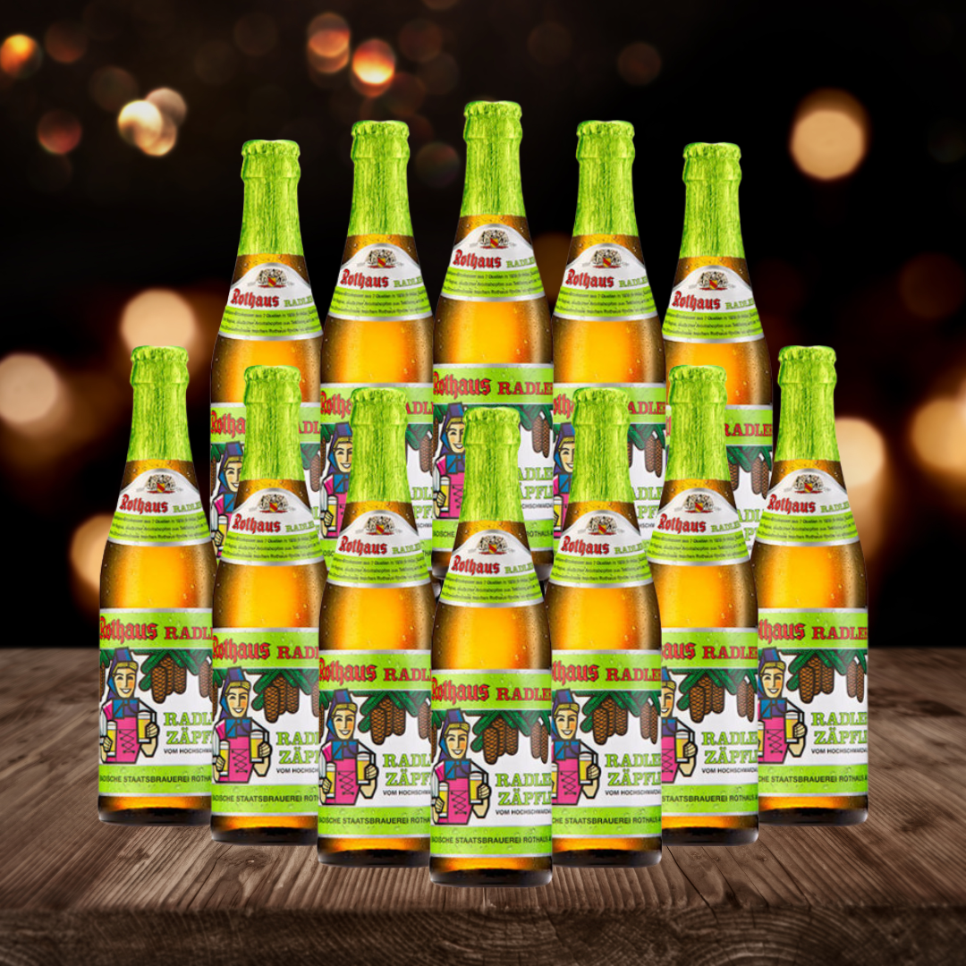 Rothaus German Radler Beer 330ml Bottles - 2.1% ABV (12 Pack)