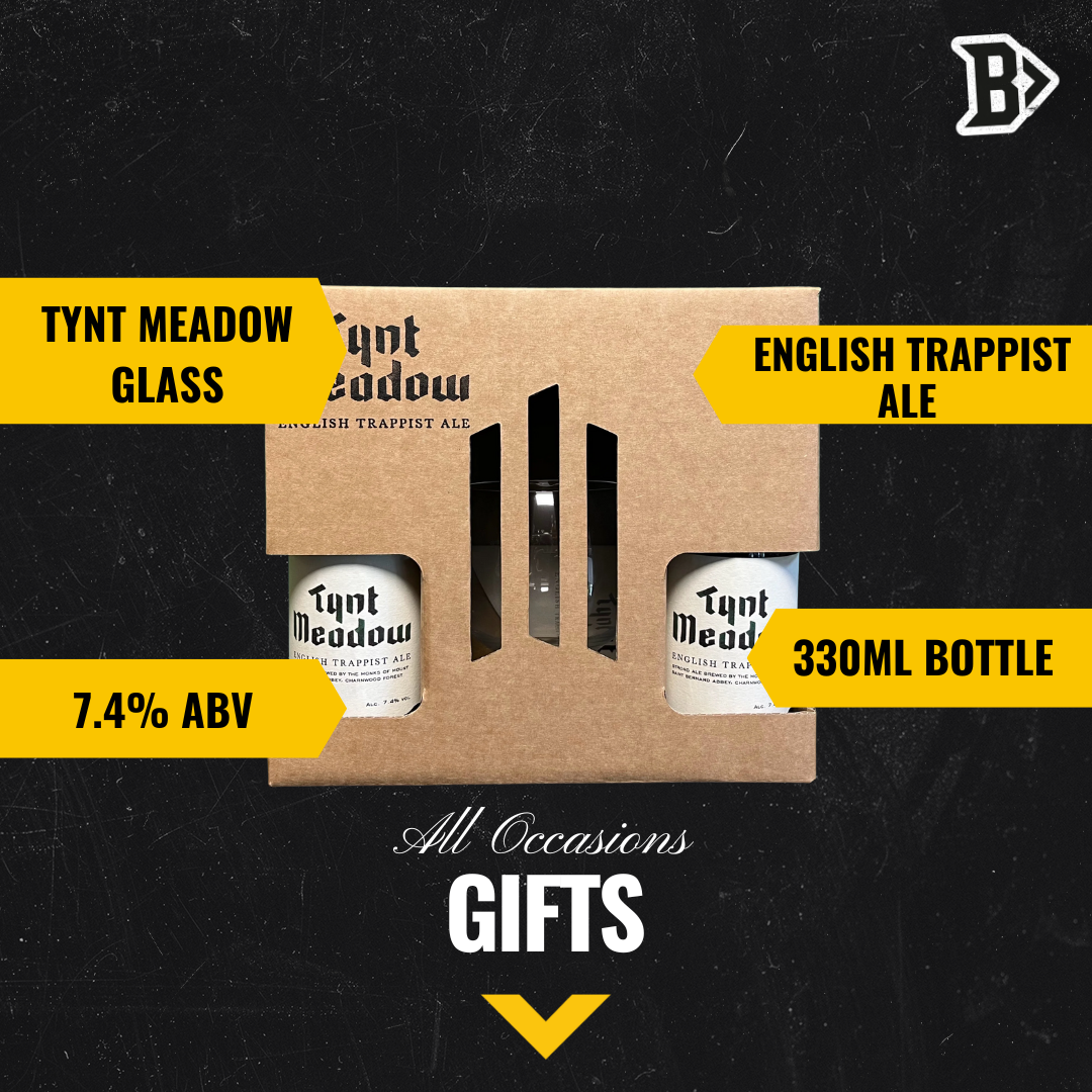 Tynt Meadow English Trappist Ale Beer Gift Set with Glass (7.4% ABV)