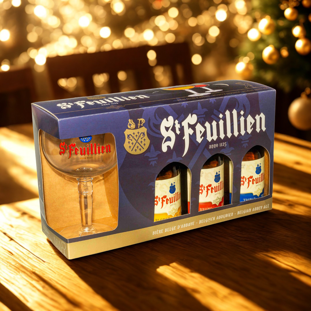 St Fuellian Belgian Beer Gift Pack with Chalice Glass