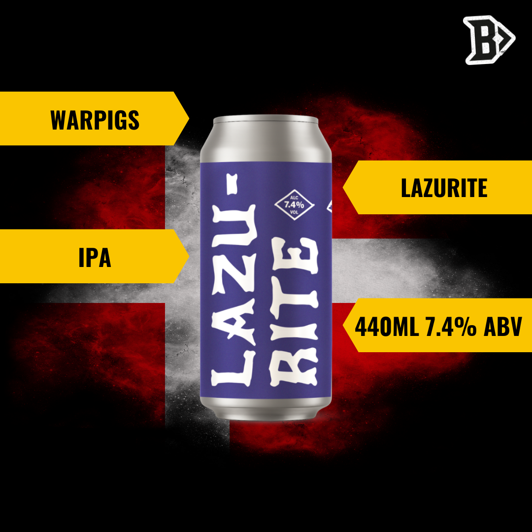 Warpigs Lazurite IPA 440ml Cans – 7.4% ABV (8 pack)