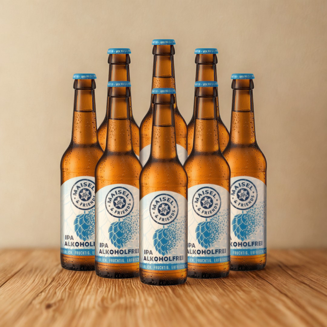 Maisel & Friends Alkoholfrei IPA 330ml Bottles - 0.5% ABV (Multipack) - BBE 11/4/26