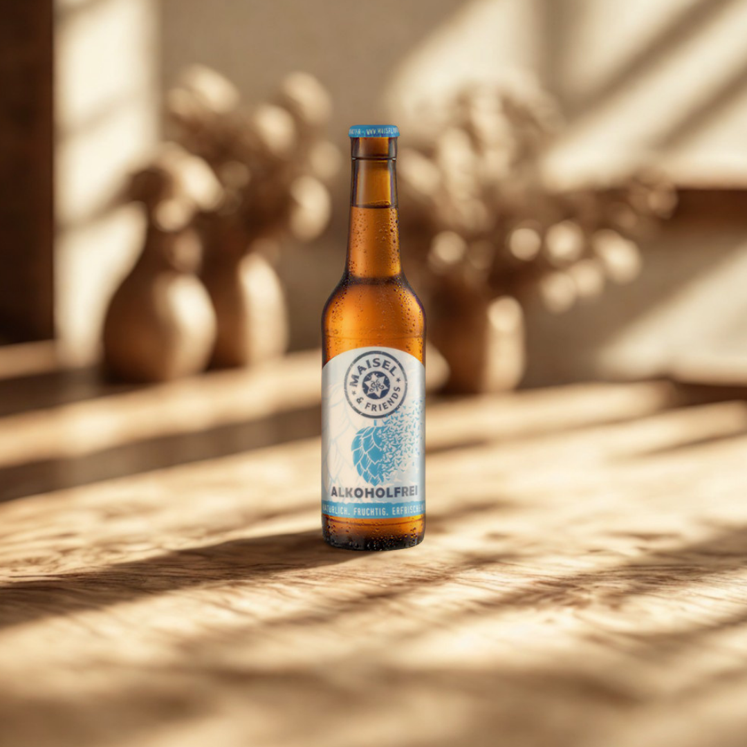 Maisel & Friends Alkoholfrei IPA 330ml Bottles - 0.5% ABV (Multipack) - BBE 11/4/26