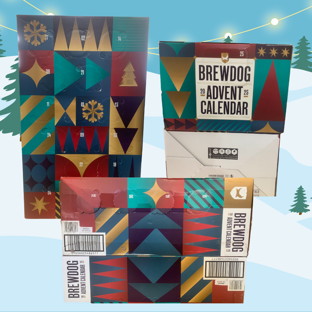 BrewDog Advent Calendar with Glass - Ale, Lagers & IPA's 2025 (24 Pack)