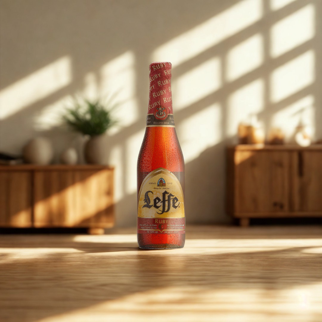 Leffe Belgian Ruby Abbey Beer 330ml Bottles - 5.0% ABV (Multipack)