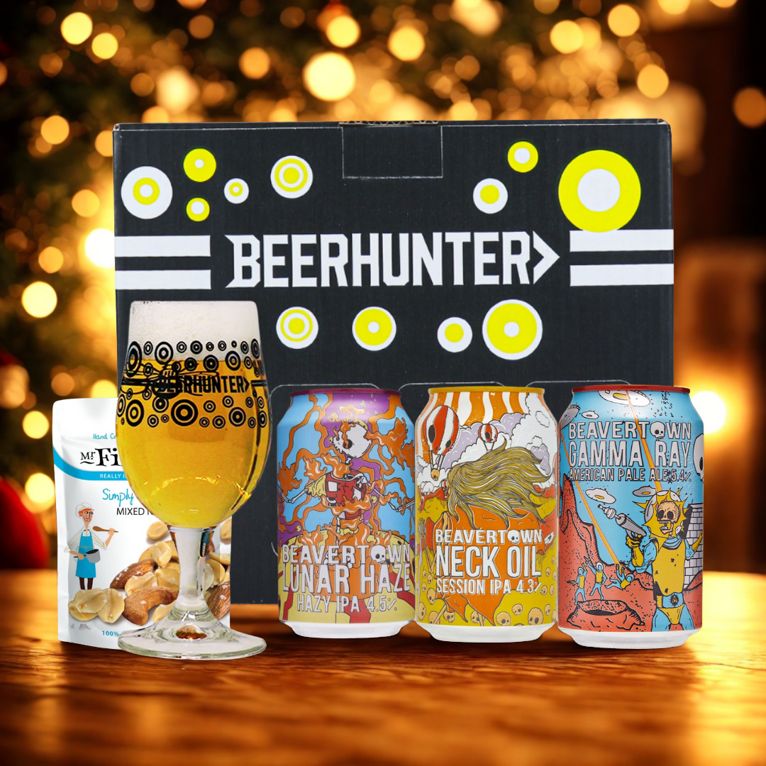 Beavertown Brewery Gift Set 330ml Cans with Glass (3 Pack)