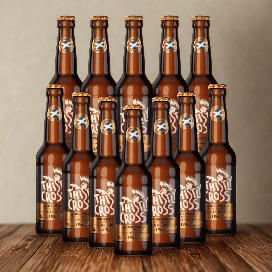 Thistly Cross Whisky Cask Craft Cider 330ml Bottles - 6.7% ABV (Multipack)