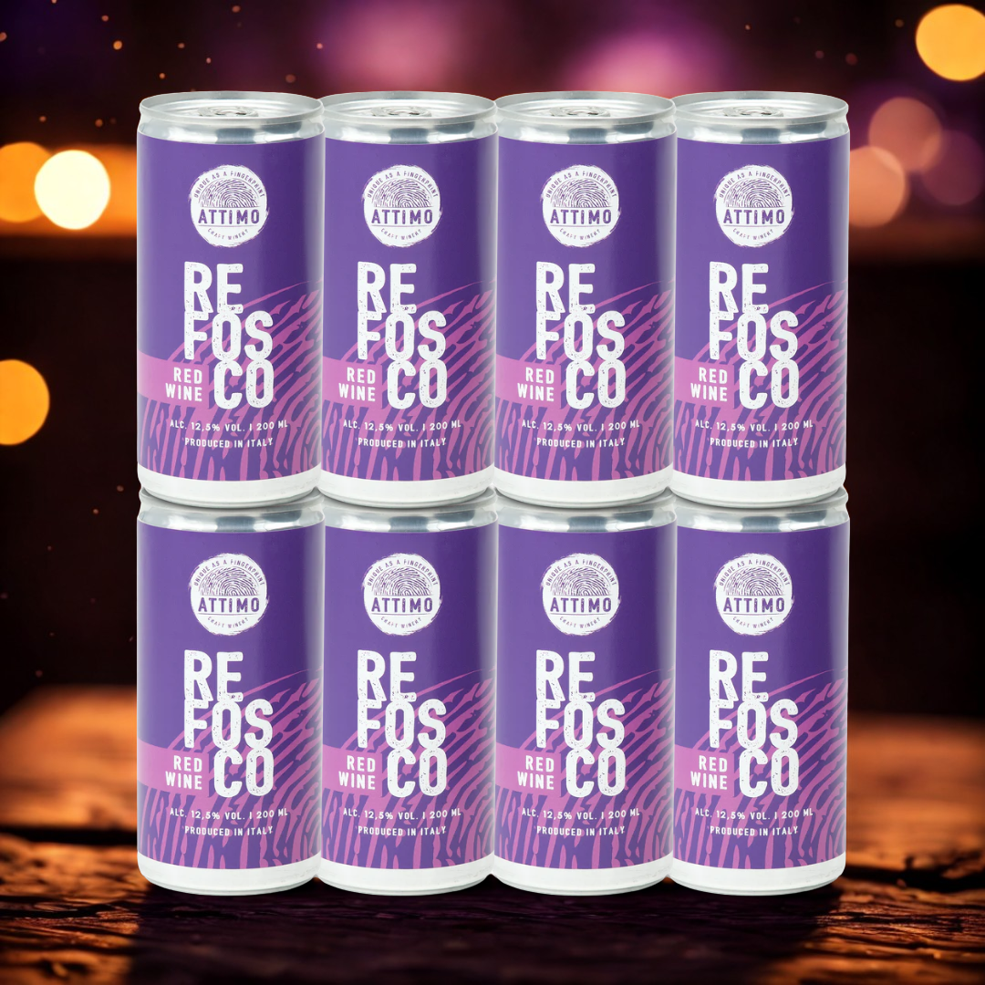 Attimo Italian Red Wine Cans – 200ml (8 Pack)