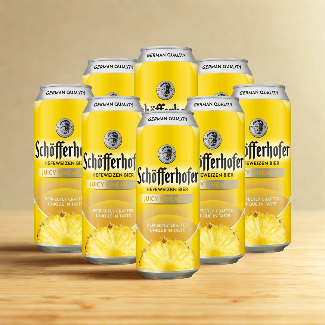 Schöfferhofer Pineapple German Low Alcohol Beer - 2.5% ABV (Multipack)