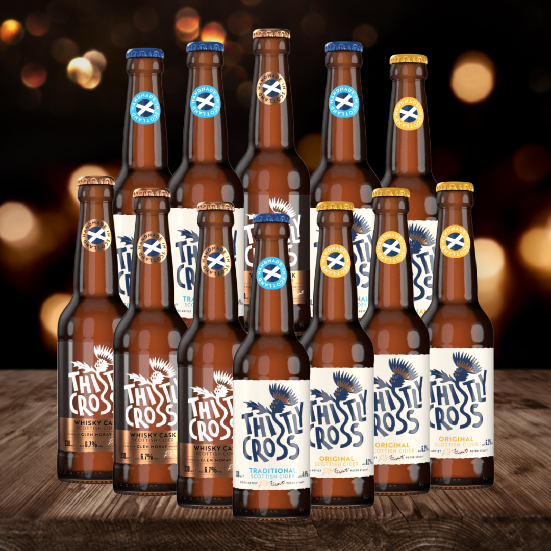 Thistly Cross Craft Cider Mixed Case Gift Set - 330ml Bottles (12 Pack)