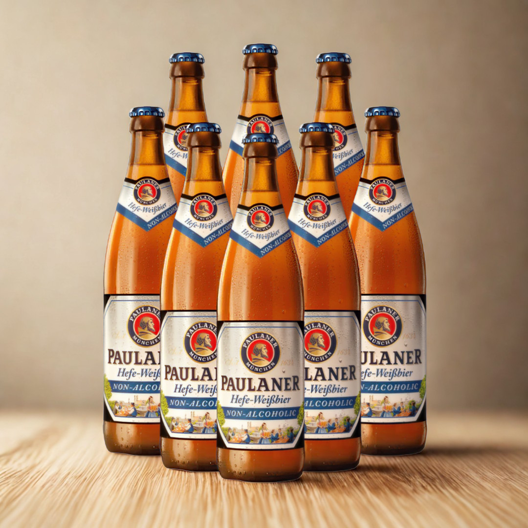 Paulaner Alcohol Free Weissbier 500ml Bottles - 0.0% ABV (Multipack)