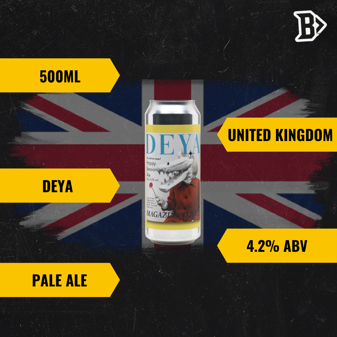 Deya British Gluten Free Pale Ale Magazine Cover 500ml Can - 4.2% (8 Pack)