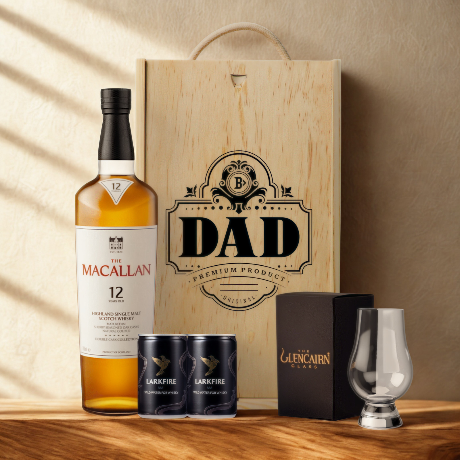 Best Dad Whisky Gift Set with Glass – Premium Whisky Selection 70cl