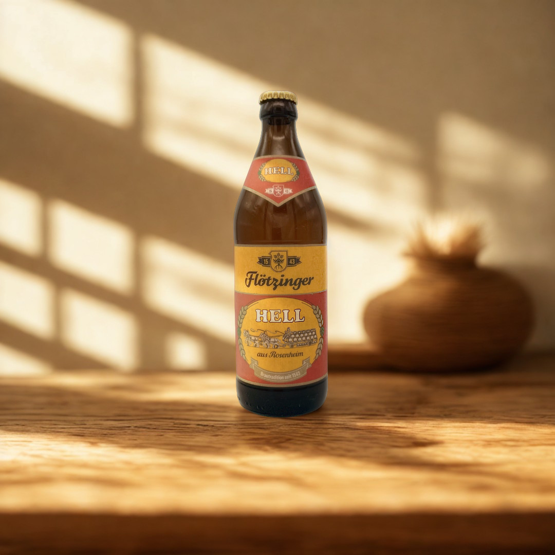 Flotzinger Hells German Beer 500ml Bottles – 5.2% ABV (Multipack)