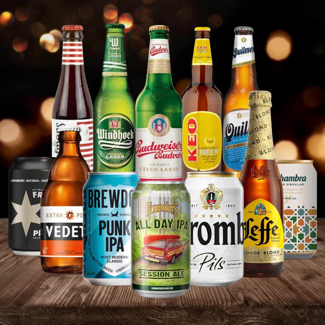 World Craft Beer Mixed Case of Pale Ale, IPA & Lager (12 Pack)