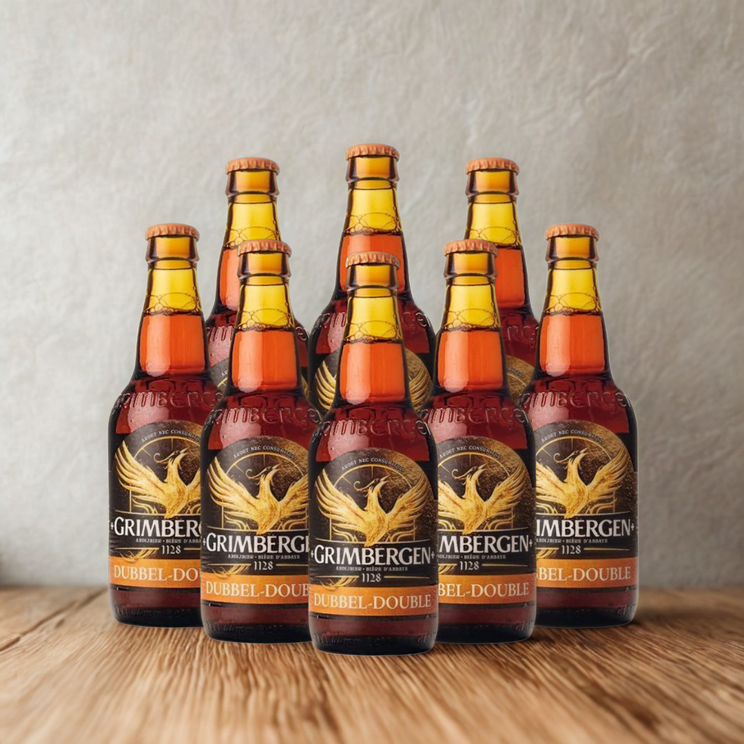 Grimbergen Dubbel Belgian Ale 330ml Bottles 6.5% ABV (Multipack)