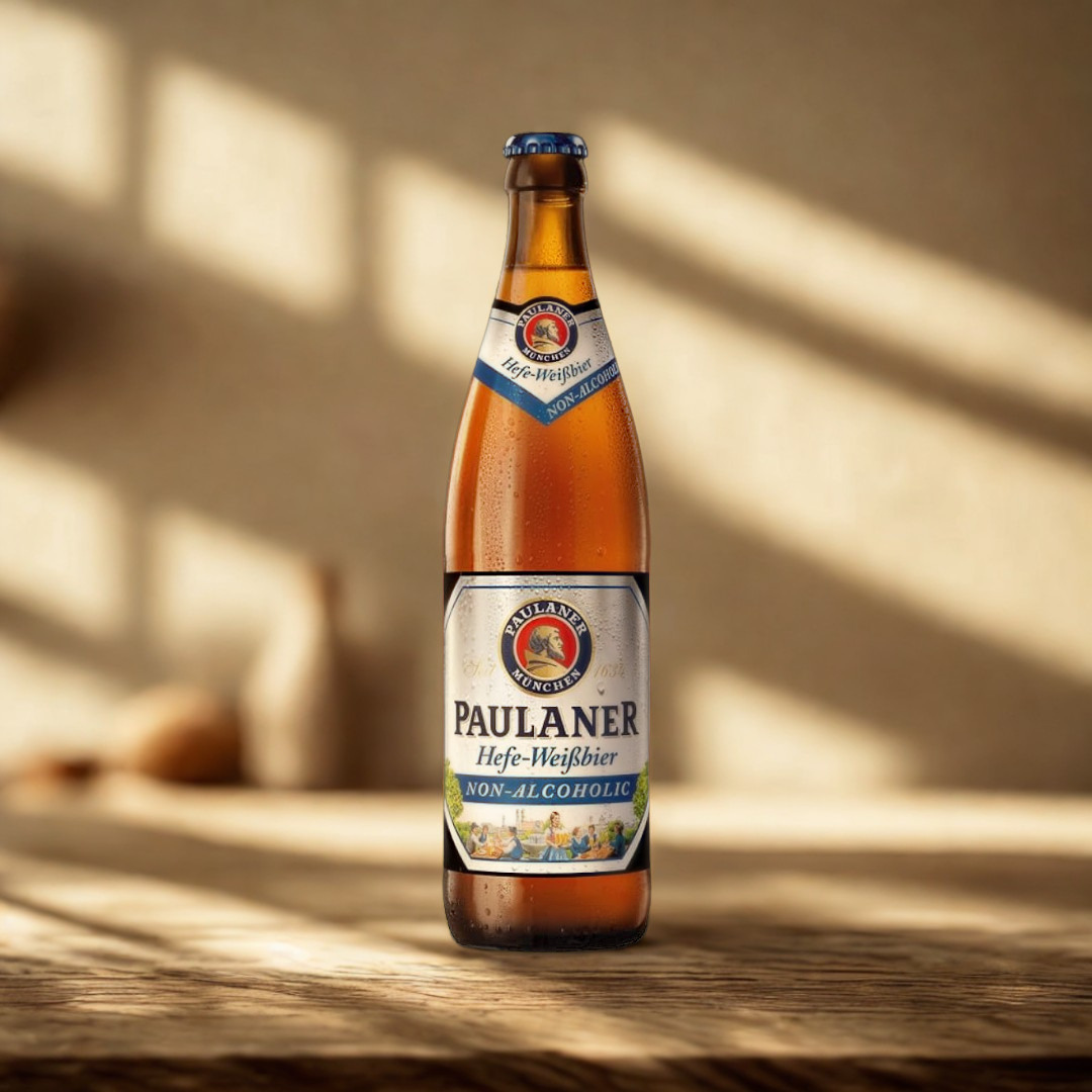 Paulaner Alcohol Free Weissbier 500ml Bottles - 0.0% ABV (Multipack)