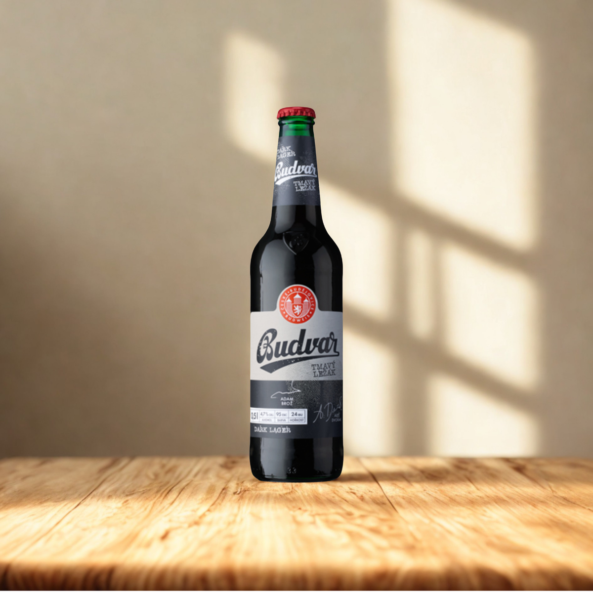 Budweiser Budvar Tmavy Dark Czech Lager 500ml Bottles - 4.7% ABV (MultiPack)