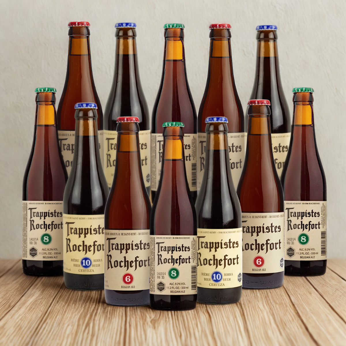 Trappistes Rochefort Belgian Beer Mixed Case 330ml Bottles (12 Pack)