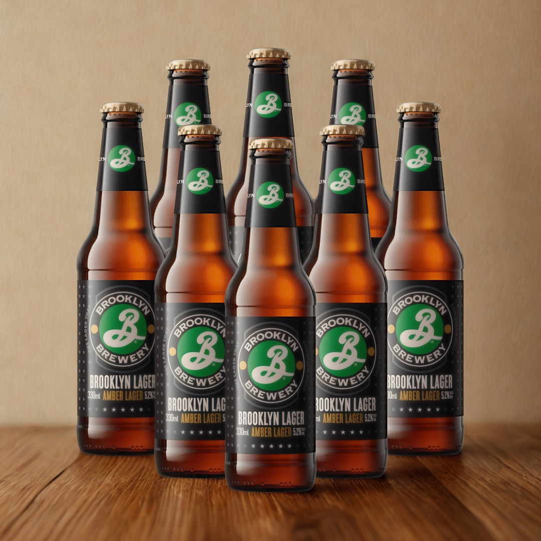Brooklyn Brewery American Amber Lager (Multipack) - 5.2% ABV