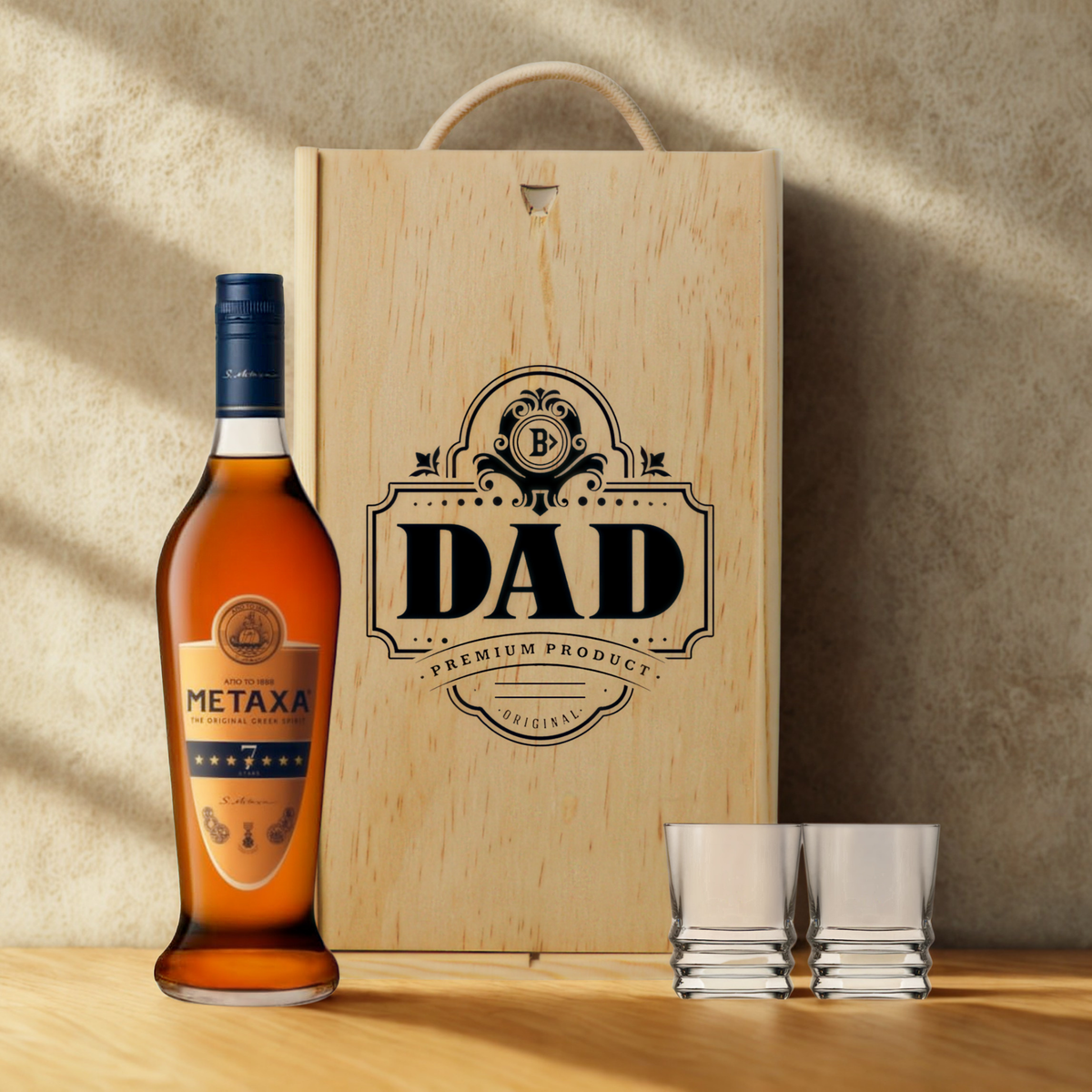 Best Dad Aperitif &amp; Liqueur Gift Set – Premium Spirits Selection with Glasses