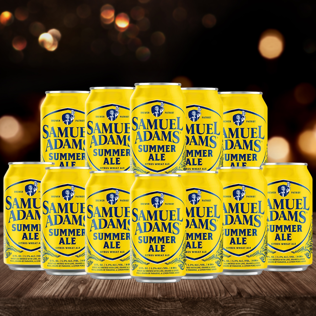 Samuel Adams American Summer Ale 355ml Cans - 5.3% ABV (12 Pack) - BBD November 2025
