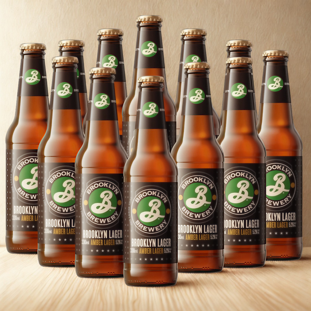 Brooklyn Brewery American Amber Lager (Multipack) - 5.2% ABV
