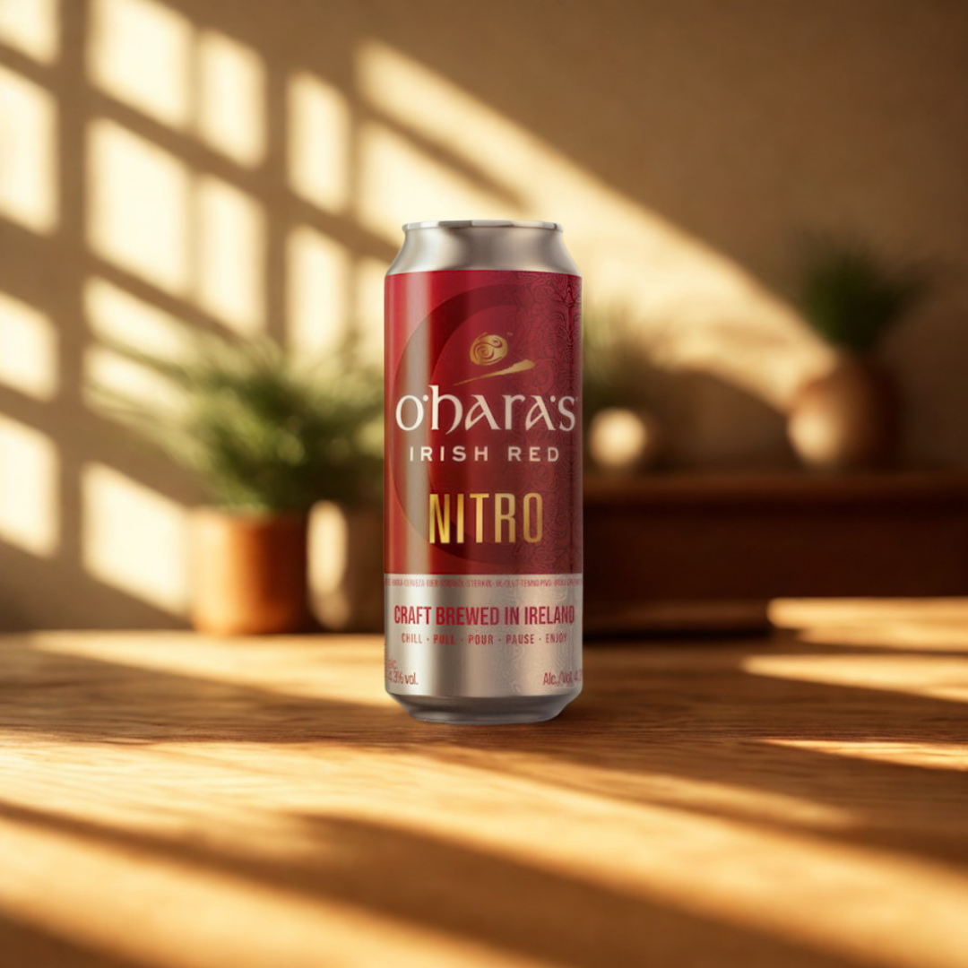O'Hara's Nitro Irish Red Ale 440ml Cans - 4.30% ABV (Multipack)