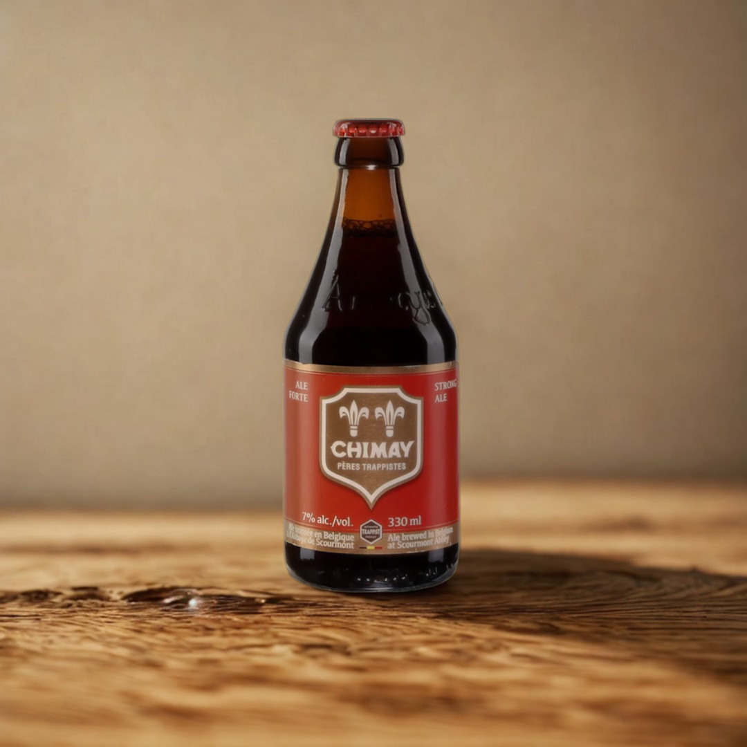 Chimay Red Belgian Trappist Dubbel 330ml Bottles - 7.0% ABV (Multipack)
