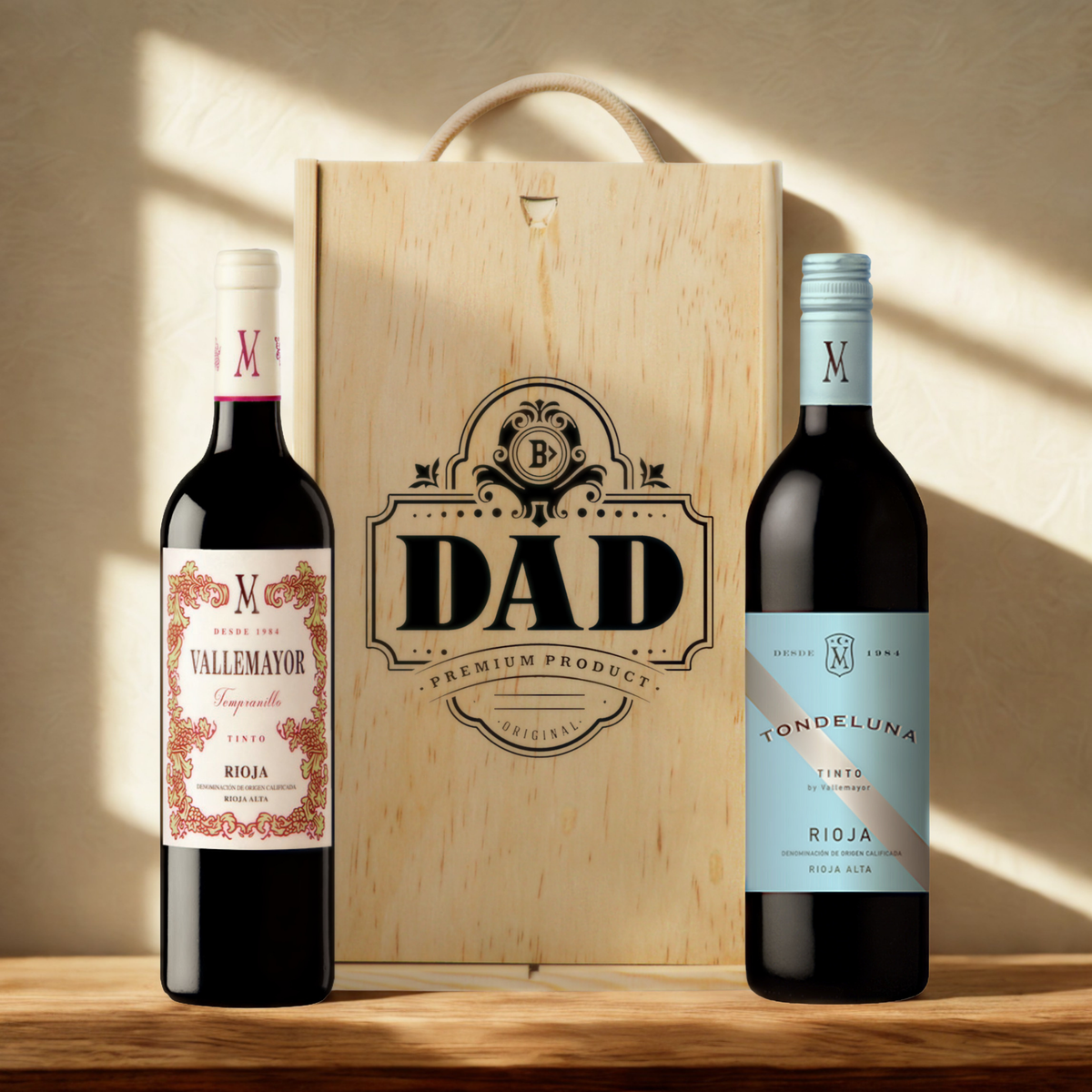 Best Dad Wine Gift Set – Premium Red &amp; White Wine Selection