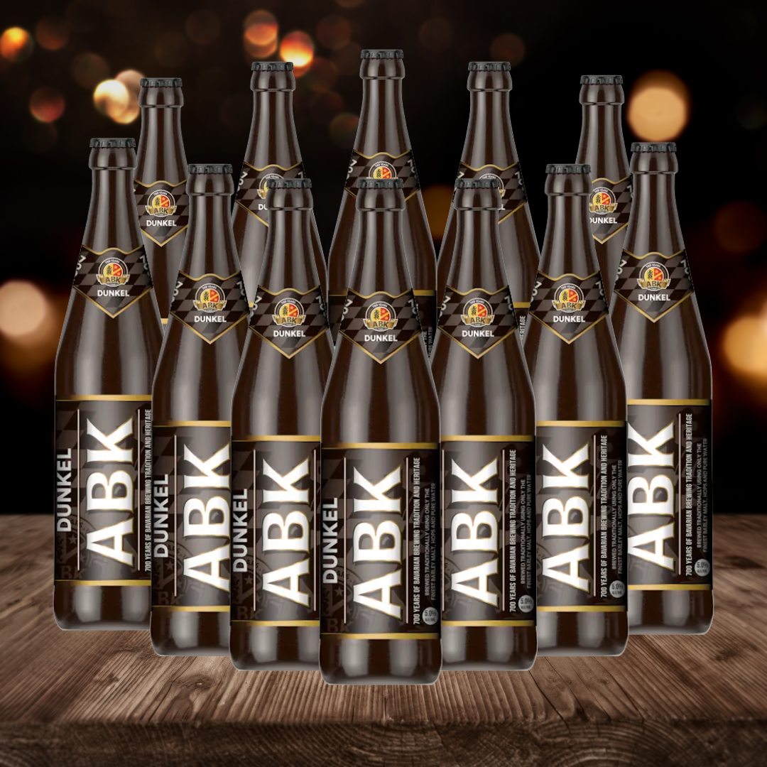 ABK Dunkel German Lager 500ml Bottles - 5.0% ABV (12 Pack) - BEERHUNTER