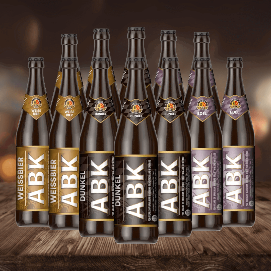 ABK German Beer Mixed Case 500ml Bottles (12 Pack) - BEERHUNTER