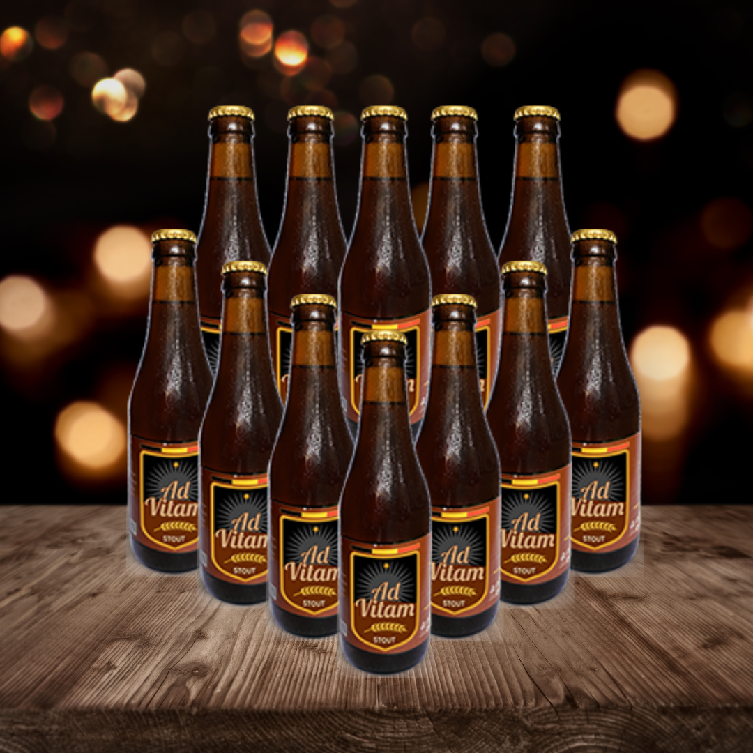 Ad Vitam Belgian Stout 330ml Bottles - 7% ABV (12 Pack)