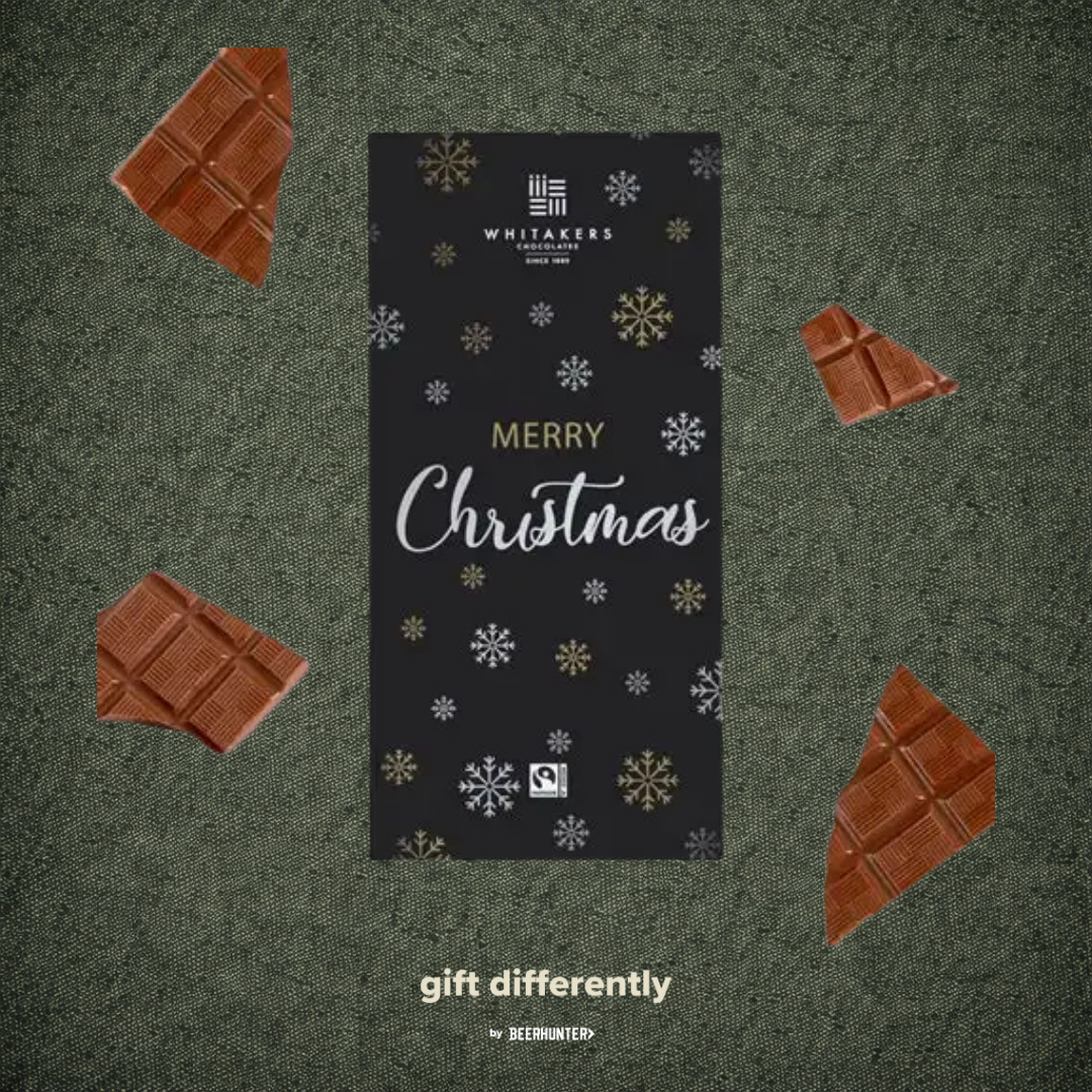 Whitakers Merry Christmas Milk Chocolate Bar - 90g