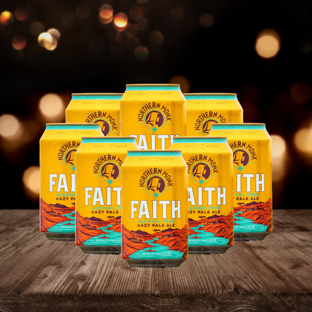 Northern Monk Holy Faith 0.5% ABV 330ml Can (Multipack)