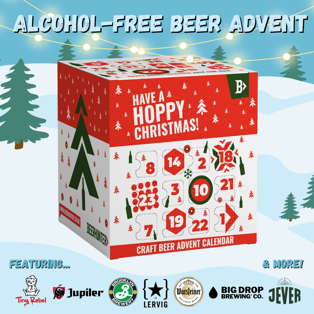 Alcohol Free Craft Beer Advent Calendar of Ale, Lagers &amp; IPA&#39;s 2024 - (24 Pack)