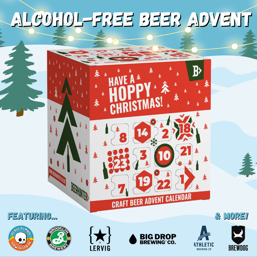 Alcohol-Free Craft Beer Advent Calendar 2026 – 24 Alcohol-Free Ales, Lagers &amp; IPAs Christmas Countdown (24 Pack)