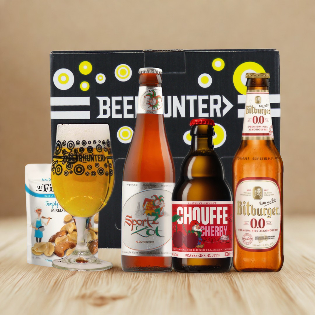 Alcohol Free Mixed Beer Gift Set with Branded Glass (3 Pack)