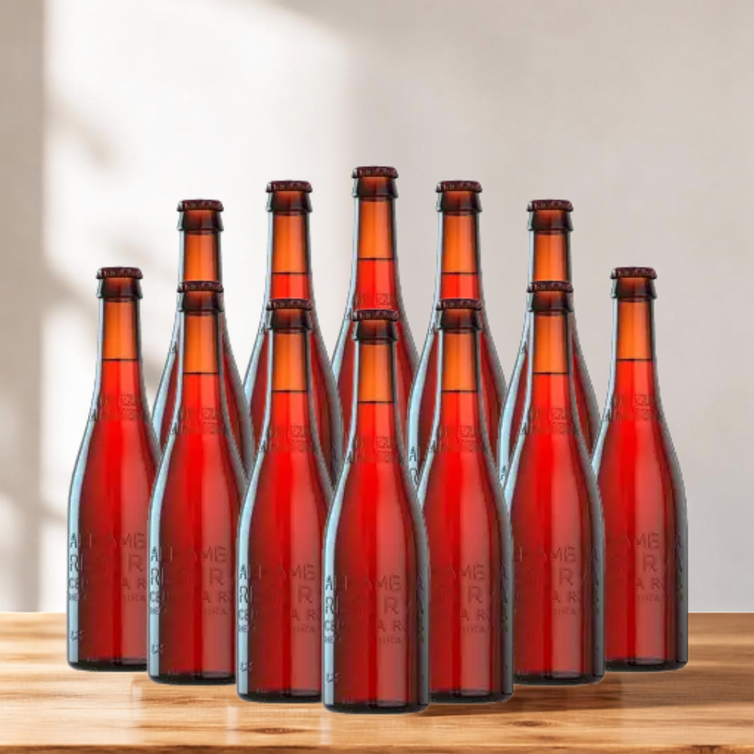 Alhambra Reserva Roja Spanish Bock Beer 330ml Bottles - 7.2% ABV (Multipack)