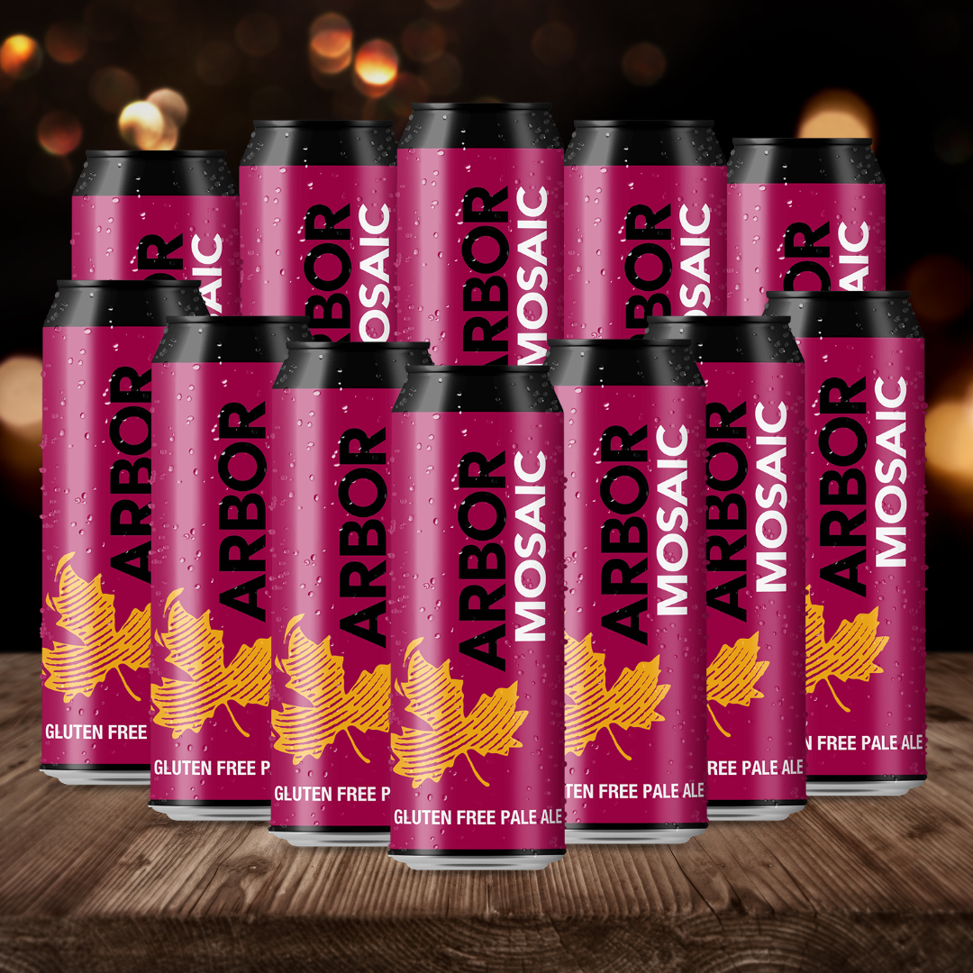 Arbor Ales British Mosaic Gluten Free Pale Ale 568ml Cans - 4.00% ABV (12 Pack) - BEERHUNTER