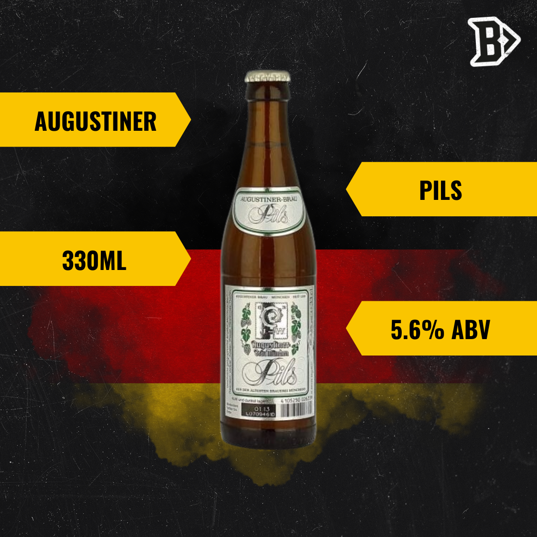 Augustiner German Pils 330ml Bottles - 5.6% ABV (12 Multipack) - BEERHUNTER