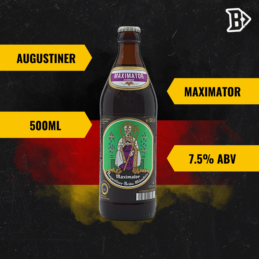 Augustiner Maximator German Doppelbock Lager 500ml Bottles – 7.5% ABV (12 Multipack) - BEERHUNTER