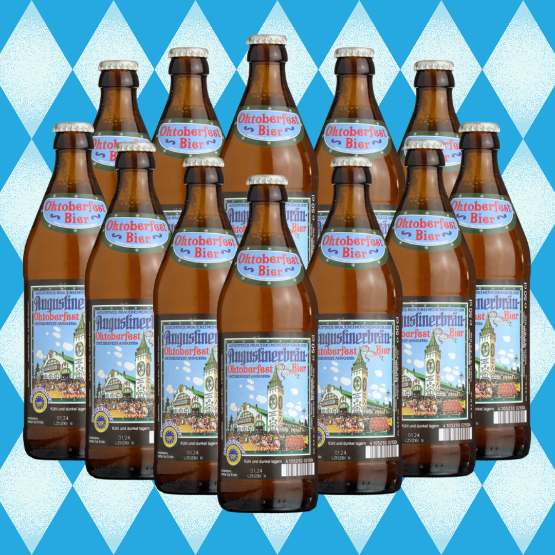 Augustiner München Oktoberfest Beer 500ml Bottles (12 Pack) - 6.3% ABV - BEERHUNTER