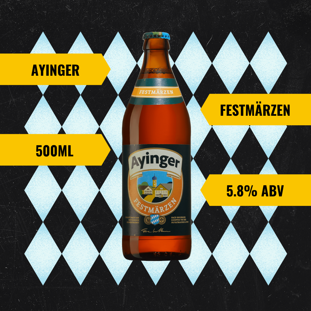 Ayinger Festmärzen Oktoberfest 500ml Bottles - 5.8% ABV (12 Pack) - BEERHUNTER